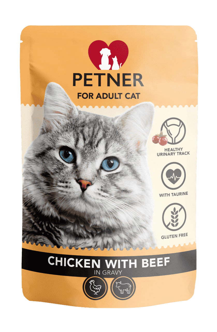 Petner Adult Cat chicken with beef 85g