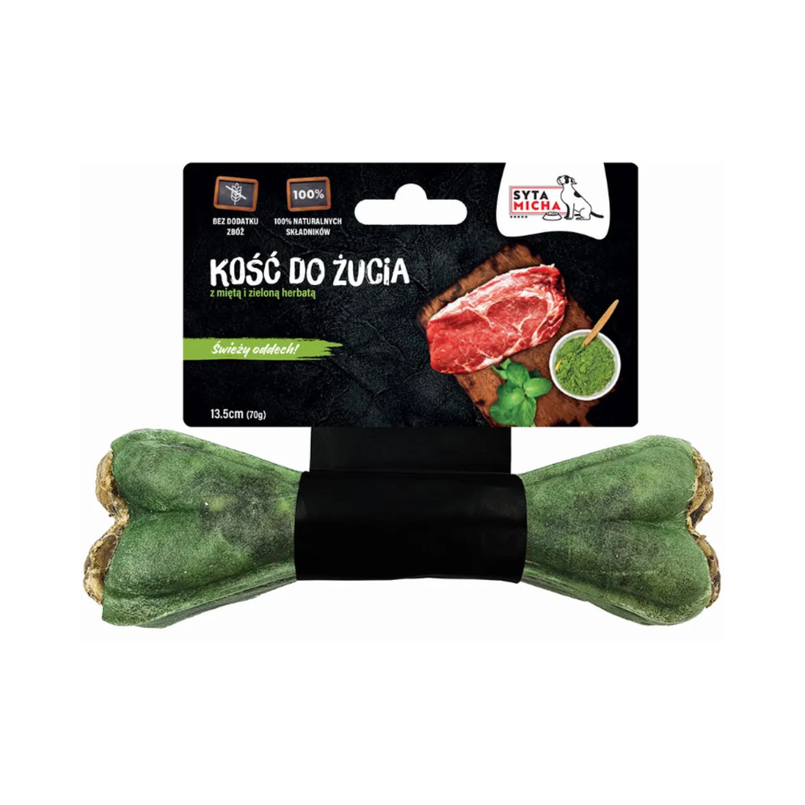 Syta Micha Kość do żucia dla psa na świeży oddech 13,5cm