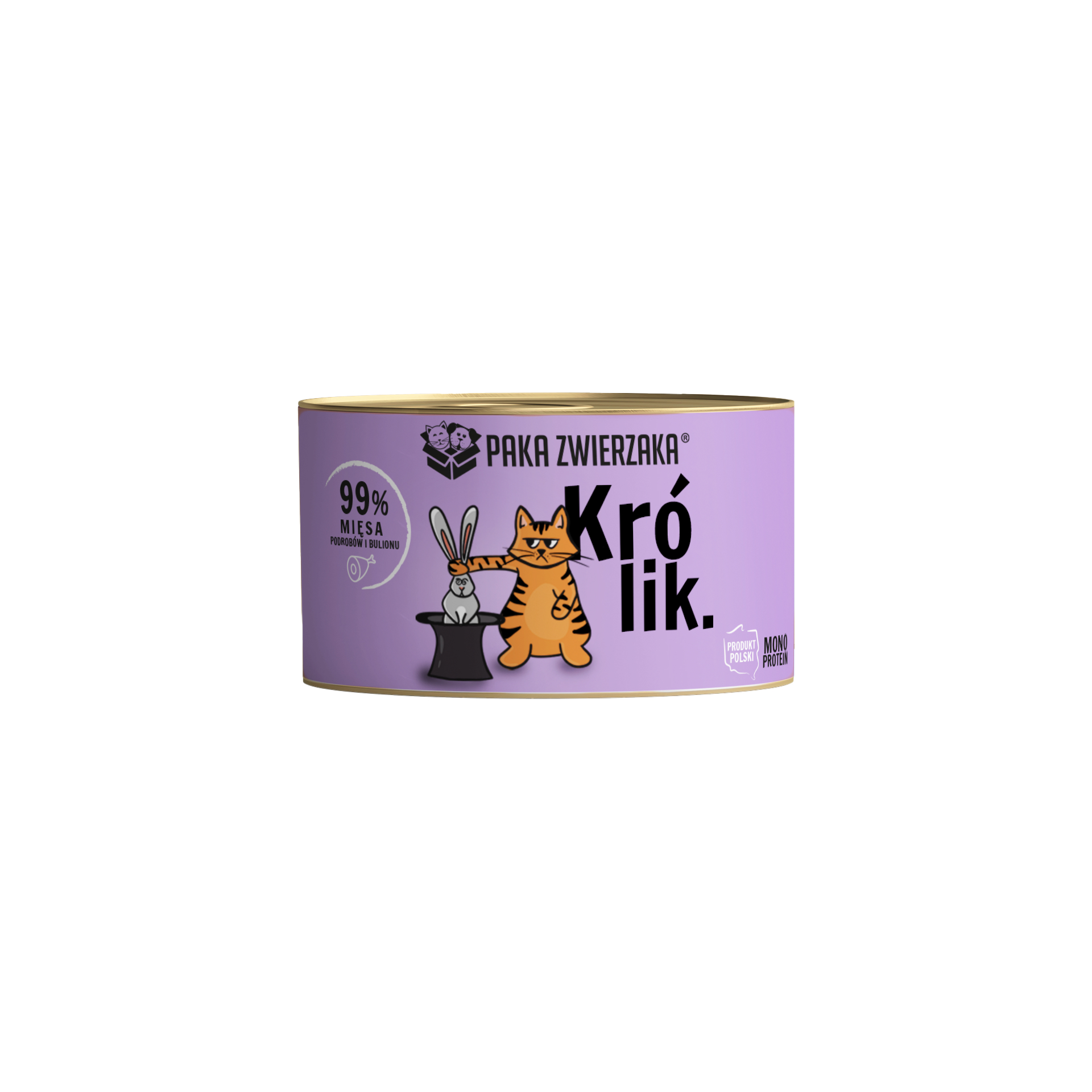 PAKA ZWIERZAKA Karma mokra KOT Królik 200g