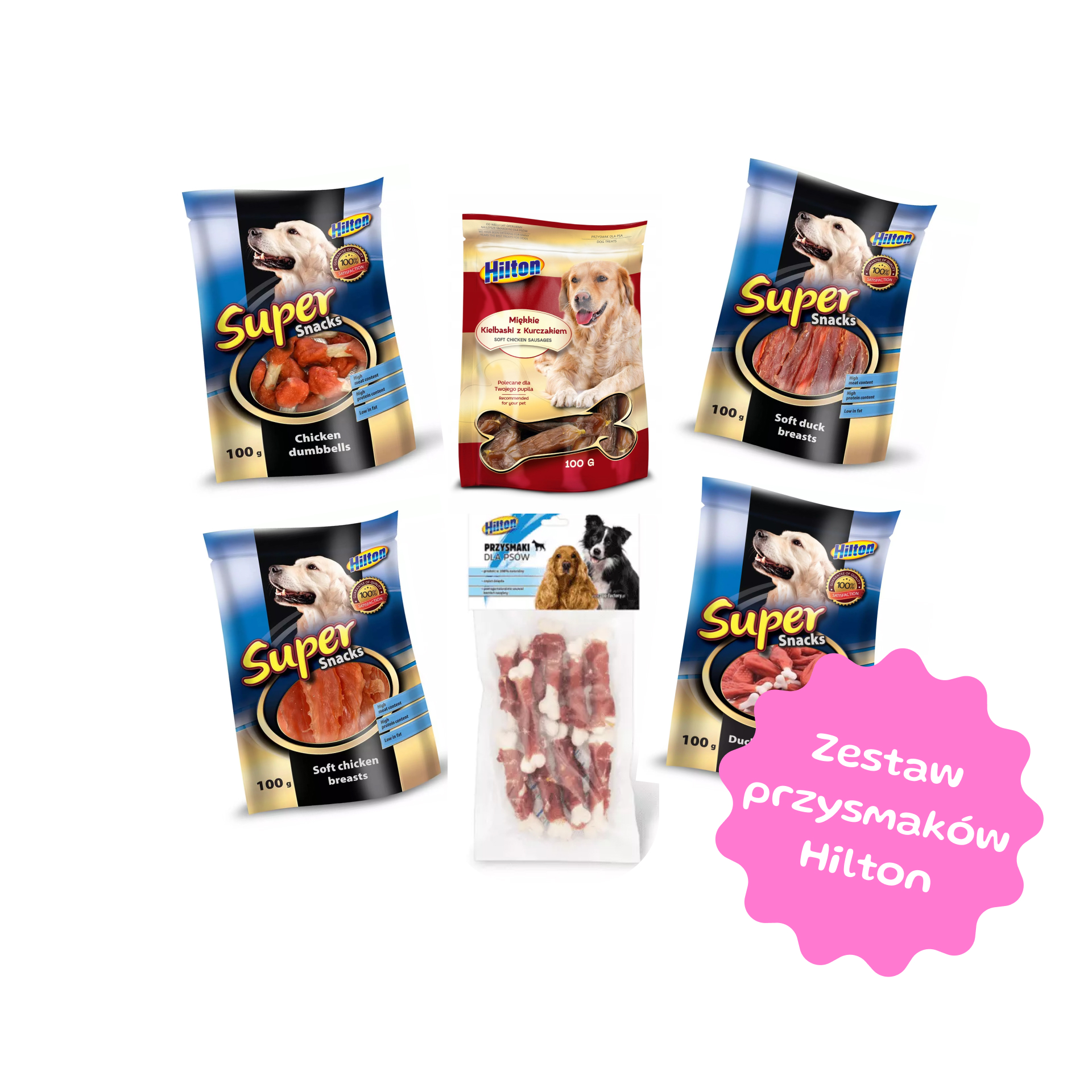 Zestaw 6 przysmaków z kaczki i kurczaka dla miłośników Hilton
