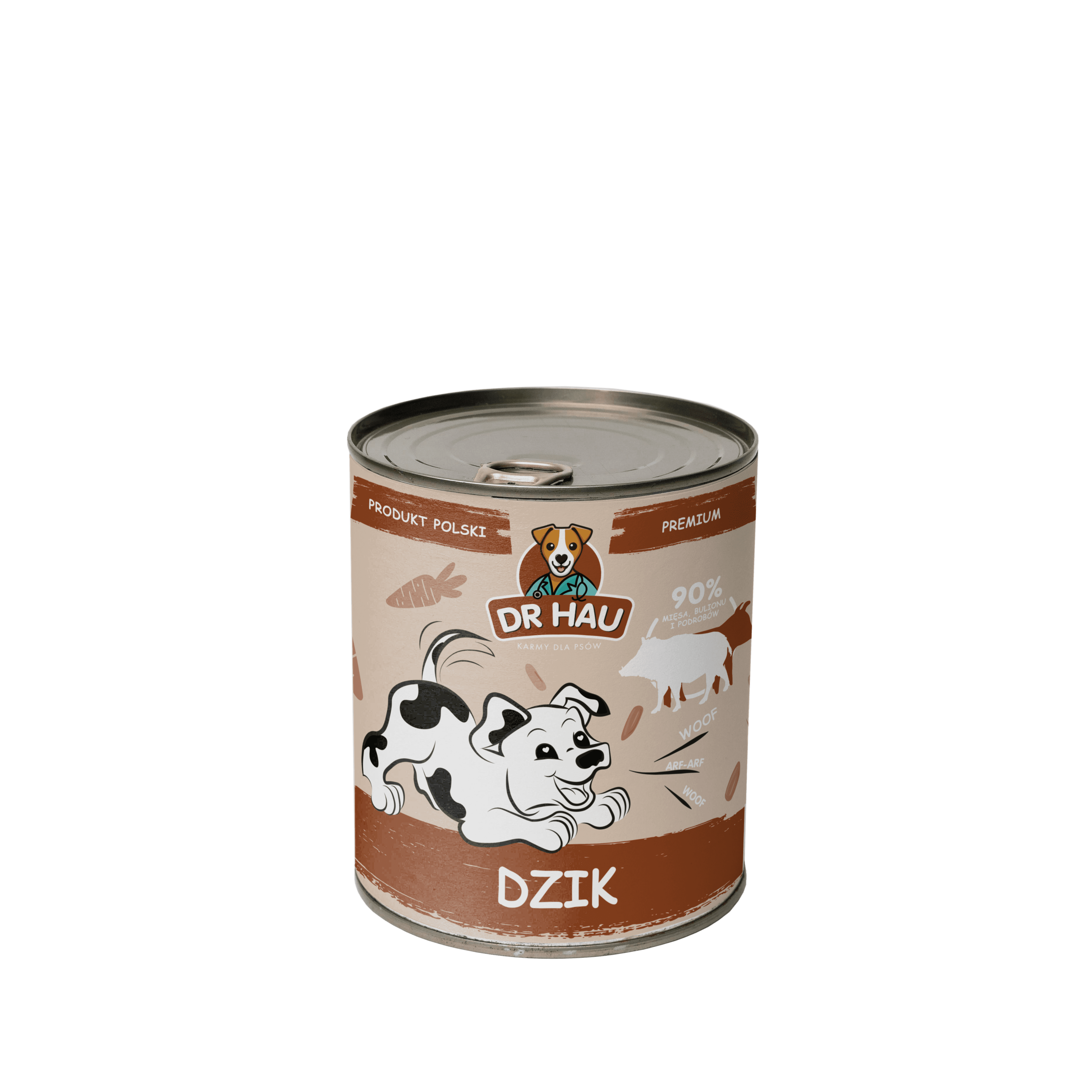 DR HAU Dzik - karma mokra dla psów w każdym wieku 400g