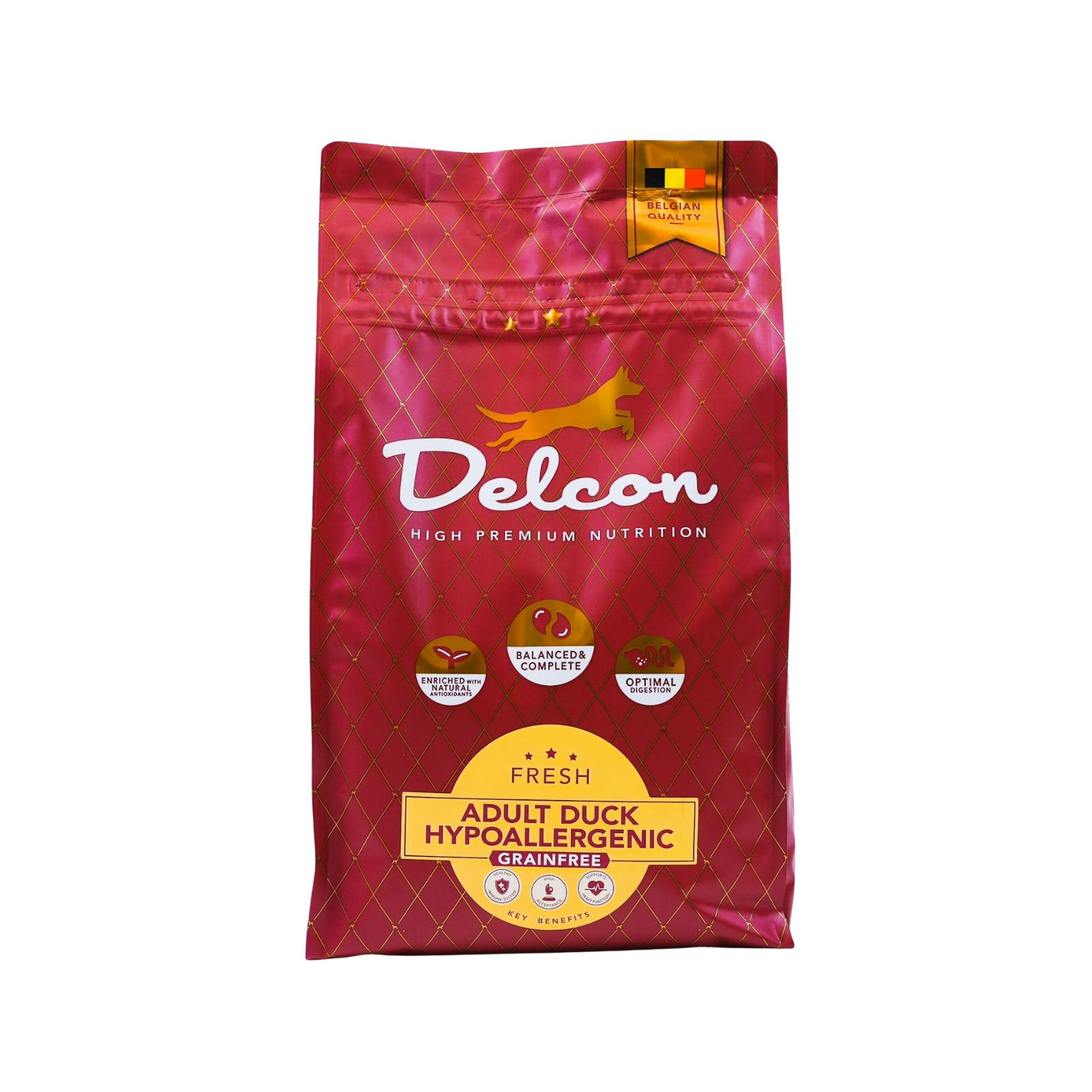 Delcon Adult Duck Hypoallergenic karma sucha dla psów z alergiami 3kg