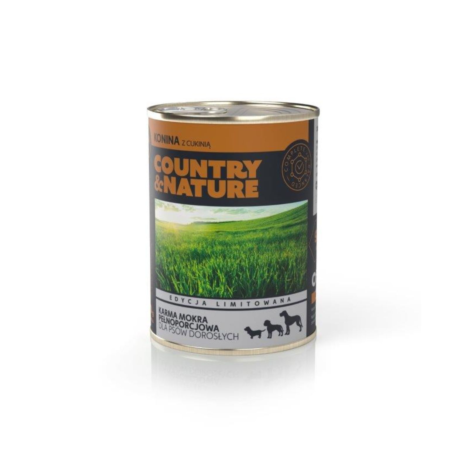 COUNTRY&NATURE Bezzbożowa mokra karma - konina z cukinią 400g
