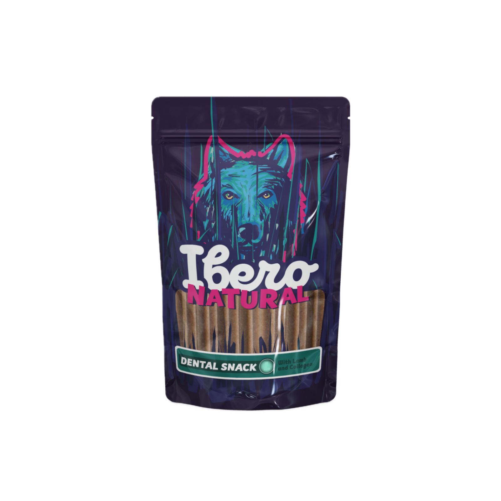 Ibero Natural Dental Snack Jagnięcina/Kolagen dentystyczny przysmak dla psa S/M 20szt