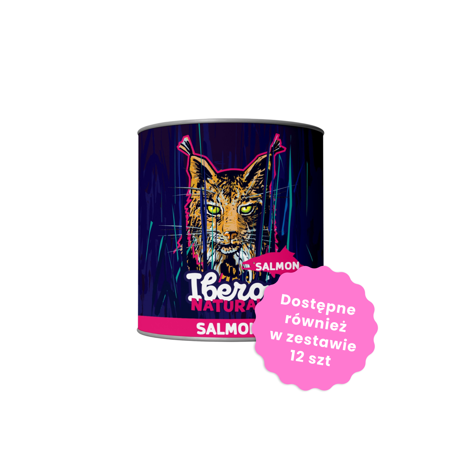 Ibero Natural Cat Konserwa z łososia dla kota 200g