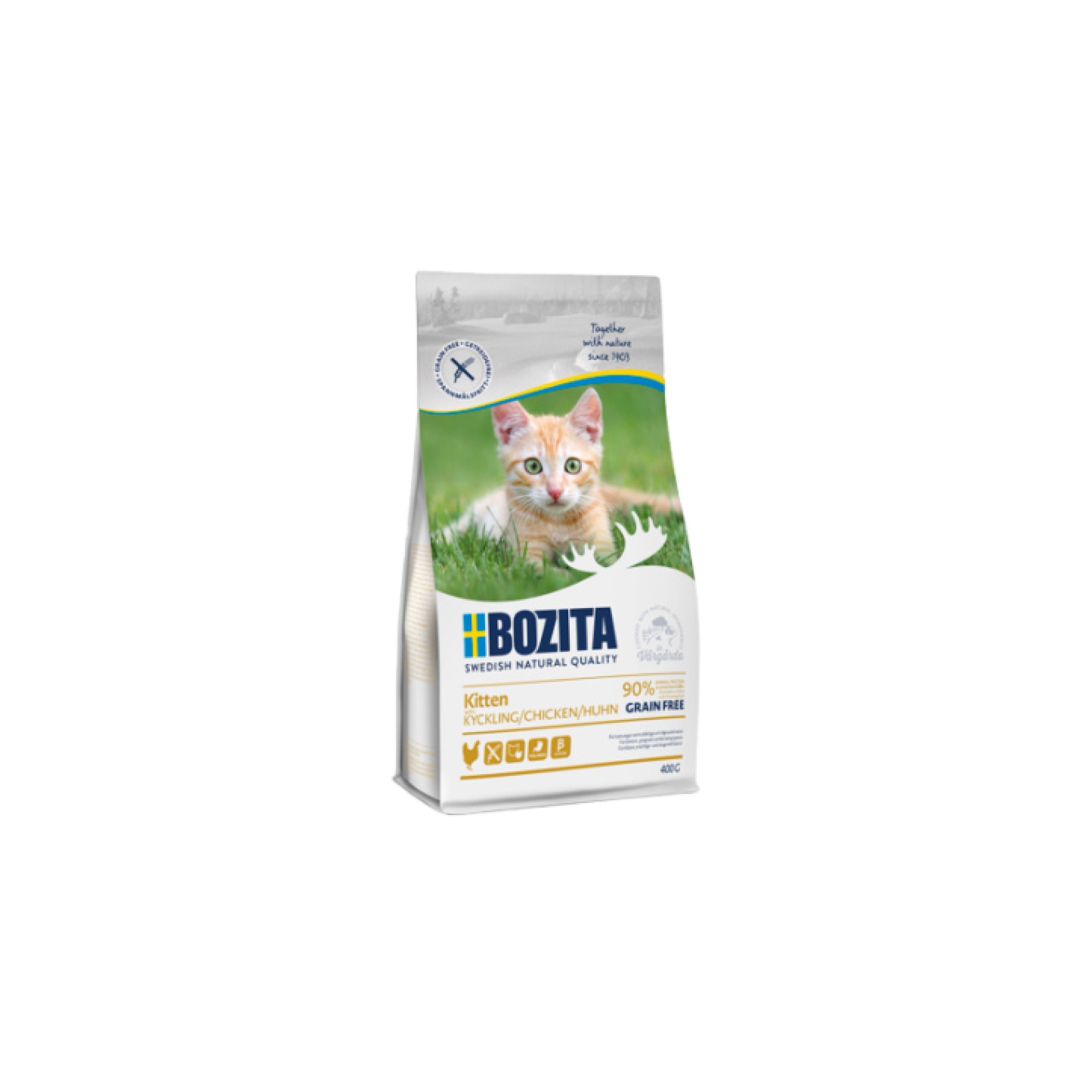 BOZITA Kitten Grain Free Chicken karma dla kociąt 400g