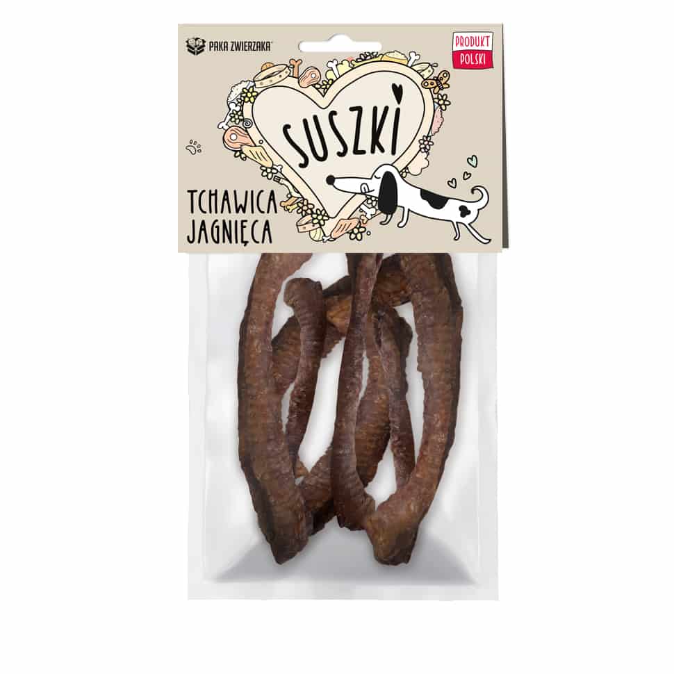 PAKA ZWIERZAKA Suszki Tchawica Jagnięca 100g