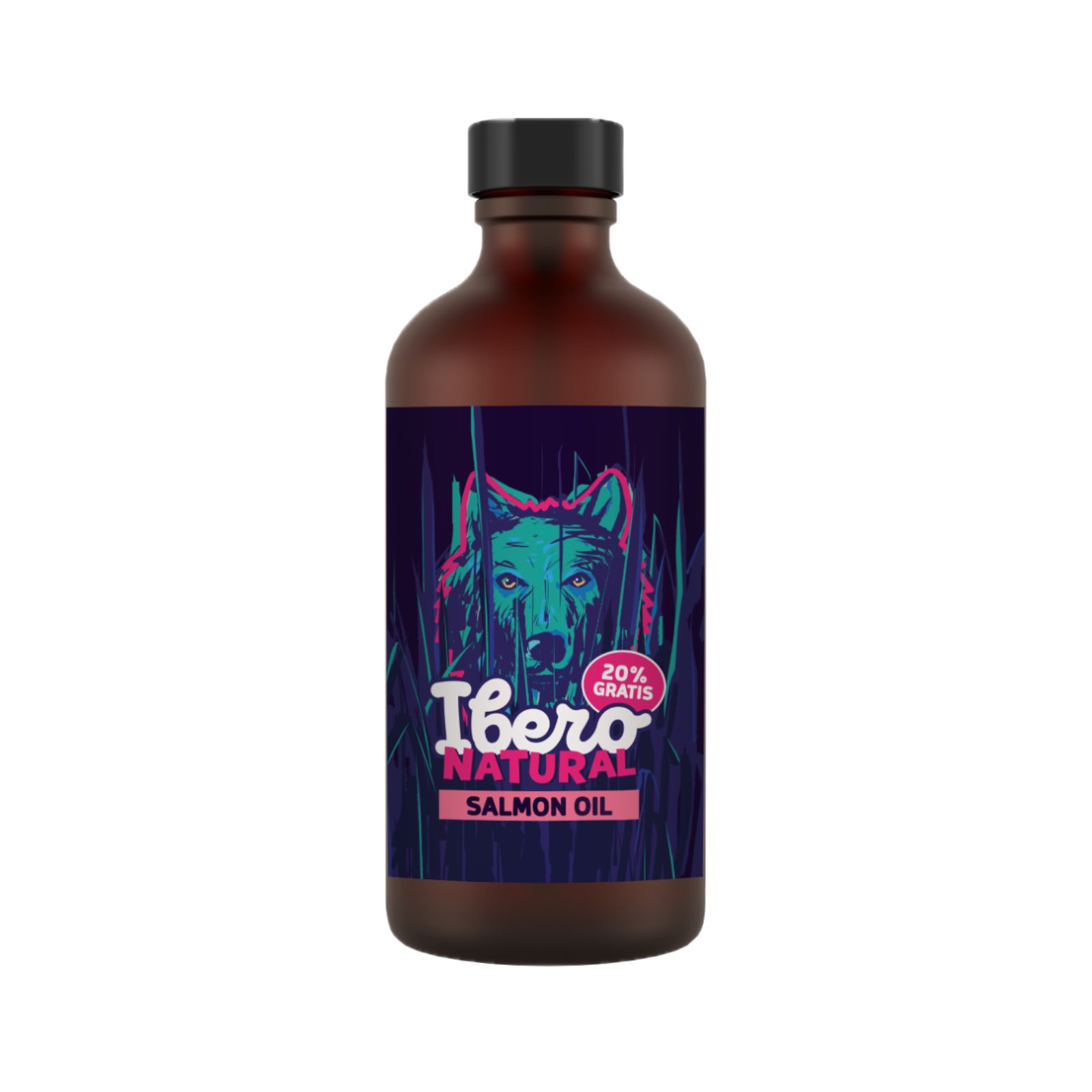 Ibero Naturalny olej z łososia - 250ml + 50ml GRATIS!