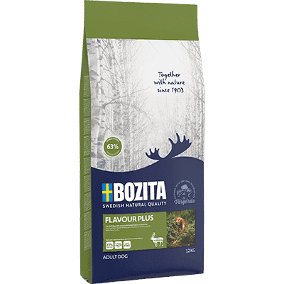 Bozita Flavour Plus 12kg - z reniferem i kurczakiem dla wybrednych psów - 12 kg