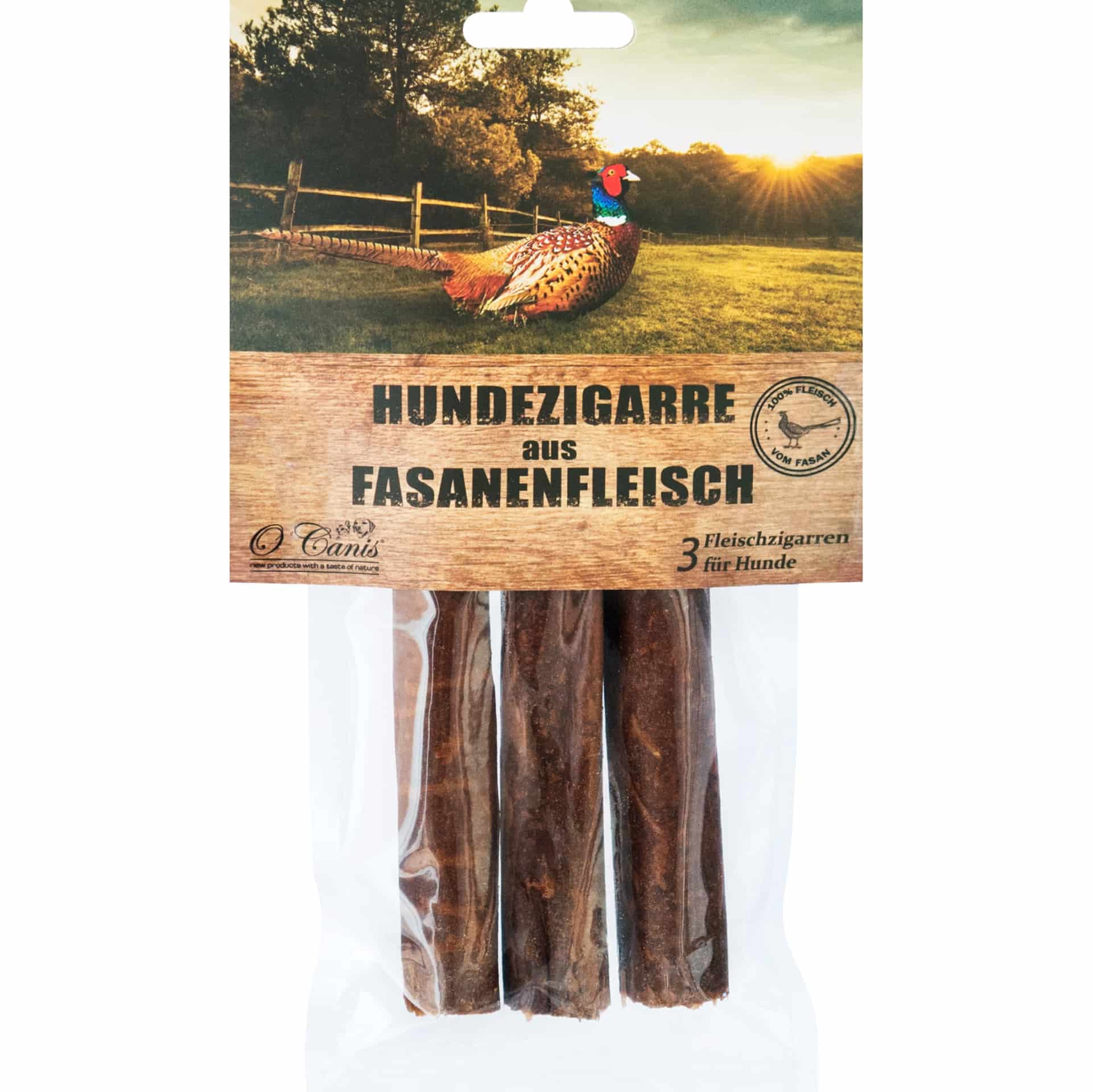 O'Canis Oryginalne cygara z bażanta - 3szt. przysmak dla psa 73g