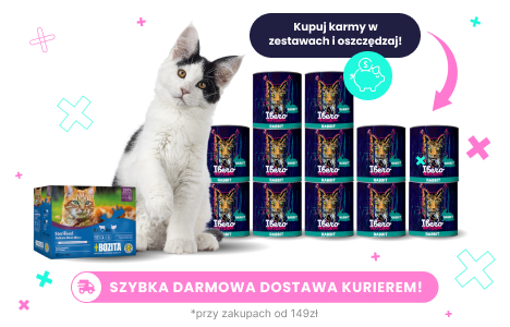 Zestawy puszek dla kota