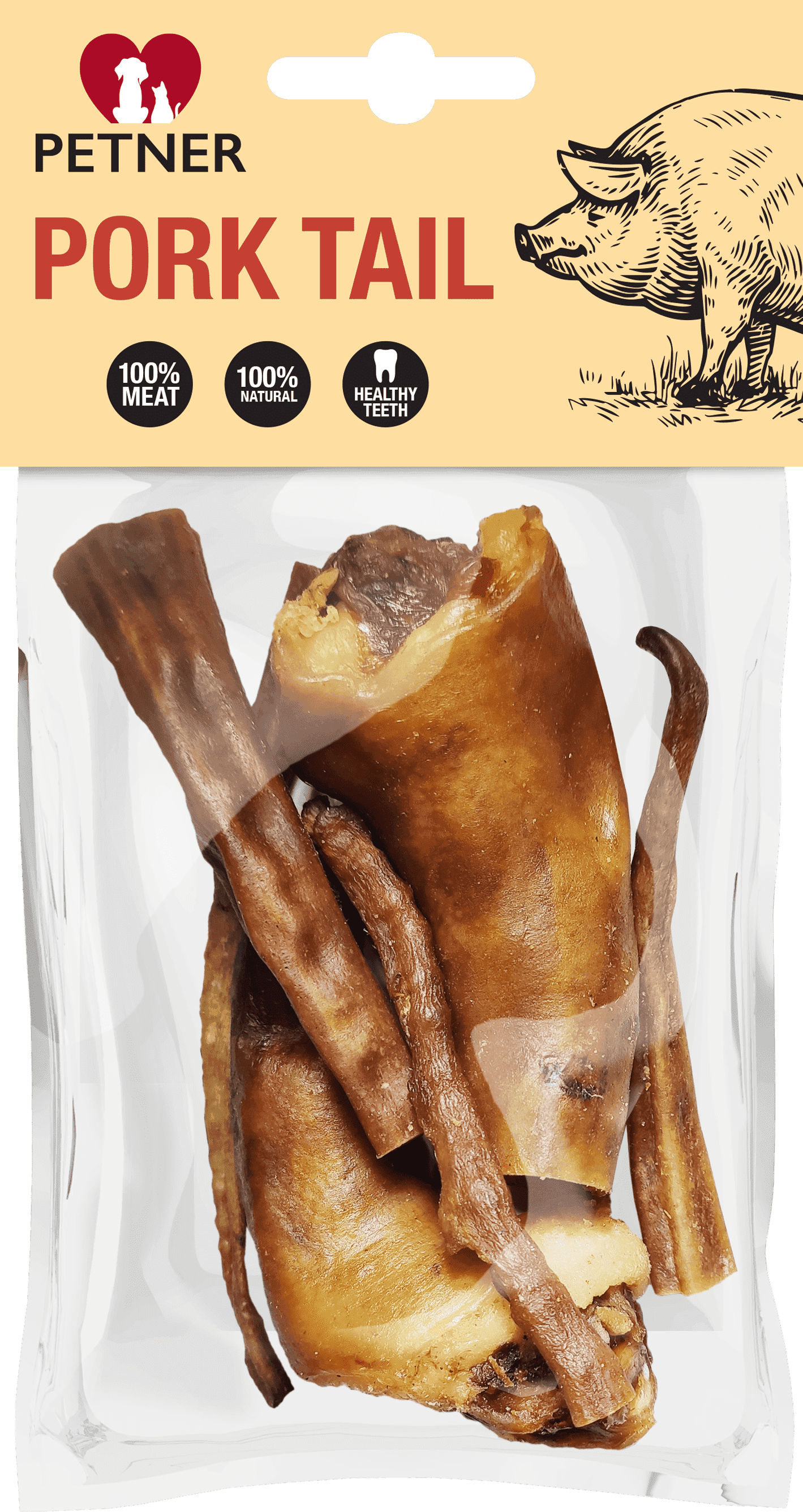Petner ogon wieprzowy przysmak dla psa 100g 