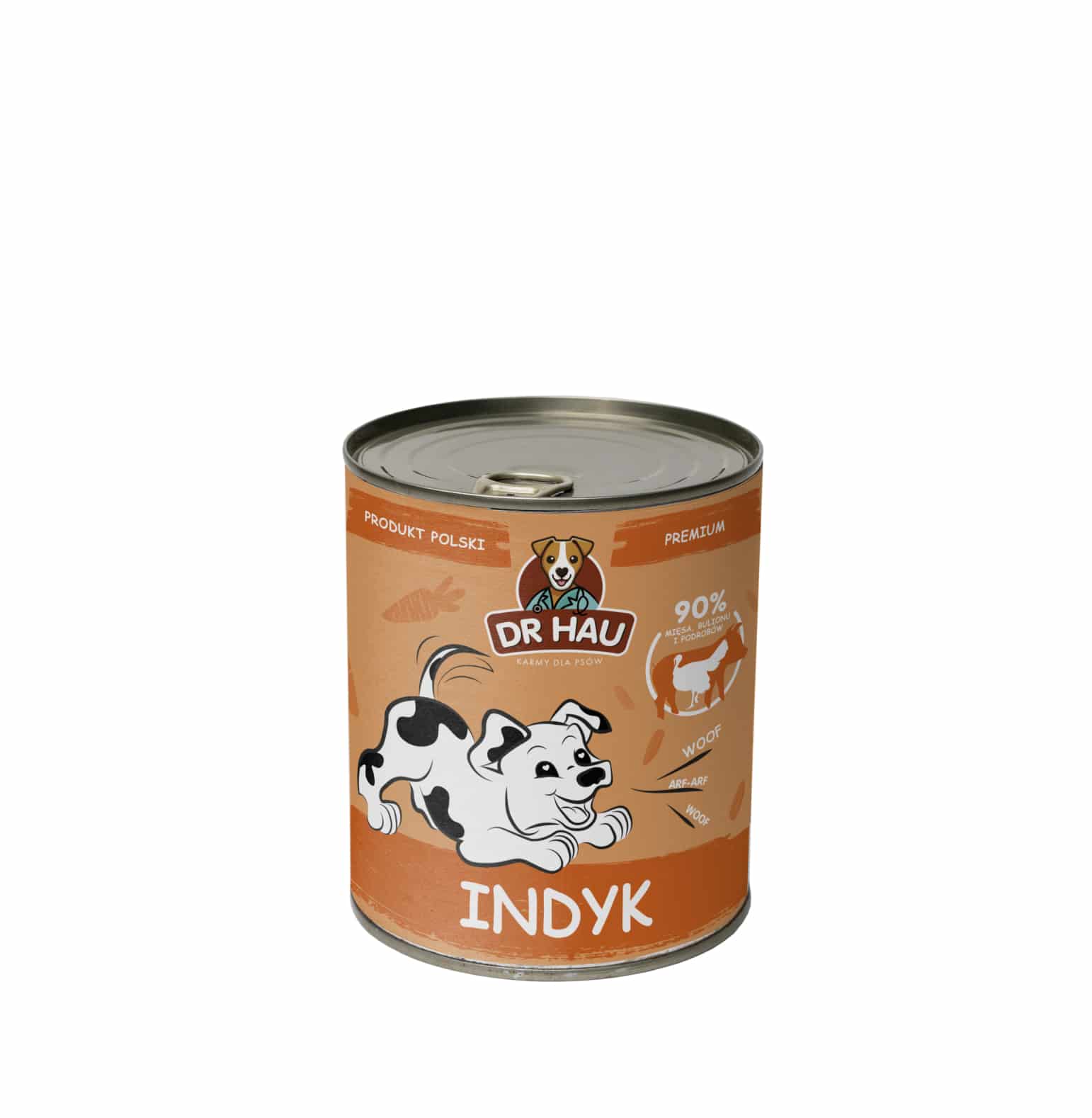 DR HAU Indyk - karma mokra dla psów w każdym wieku 400g