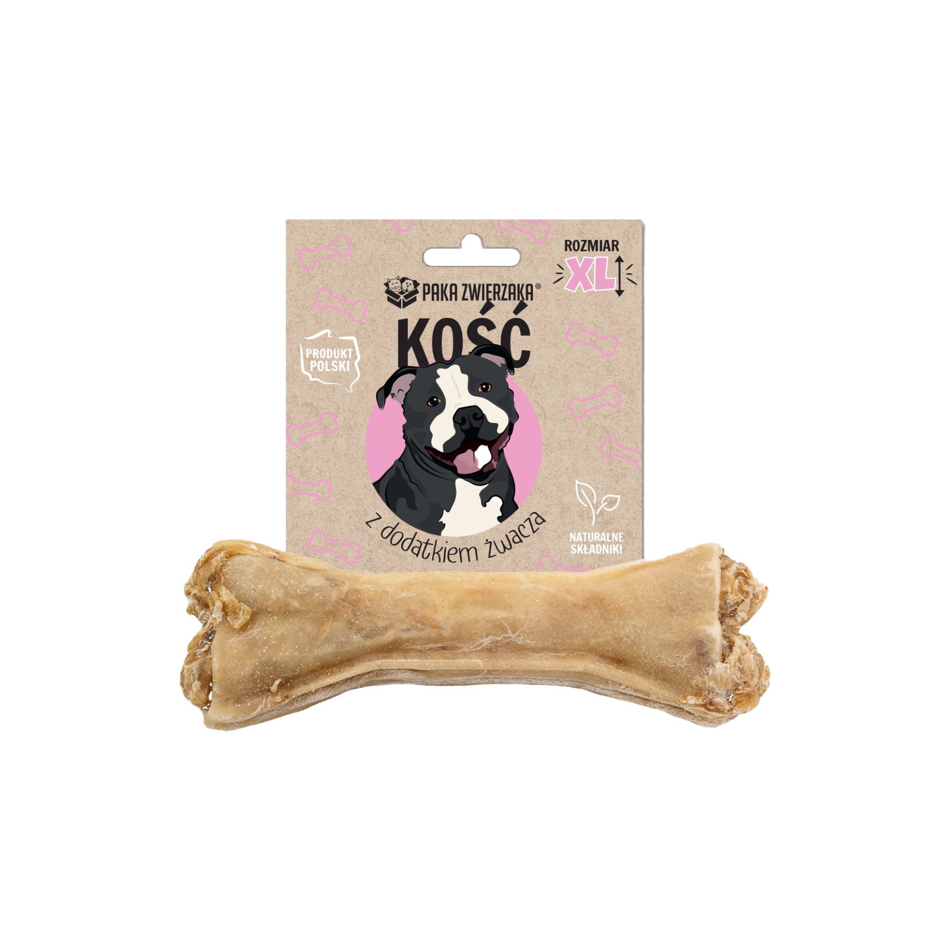 PAKA ZWIERZAKA Kość z dodatkiem żwacza XL