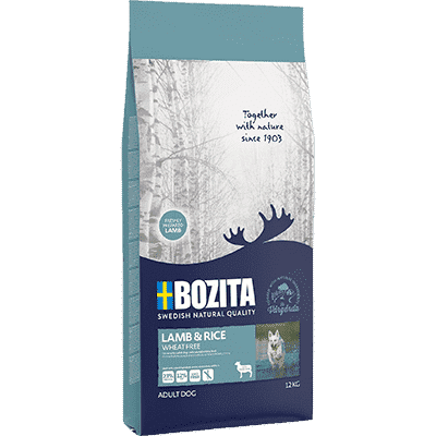 Bozita Lamb&Rice Wheat Free 12kg - jagnięcina i ryż bez pszenicy    - 12 kg