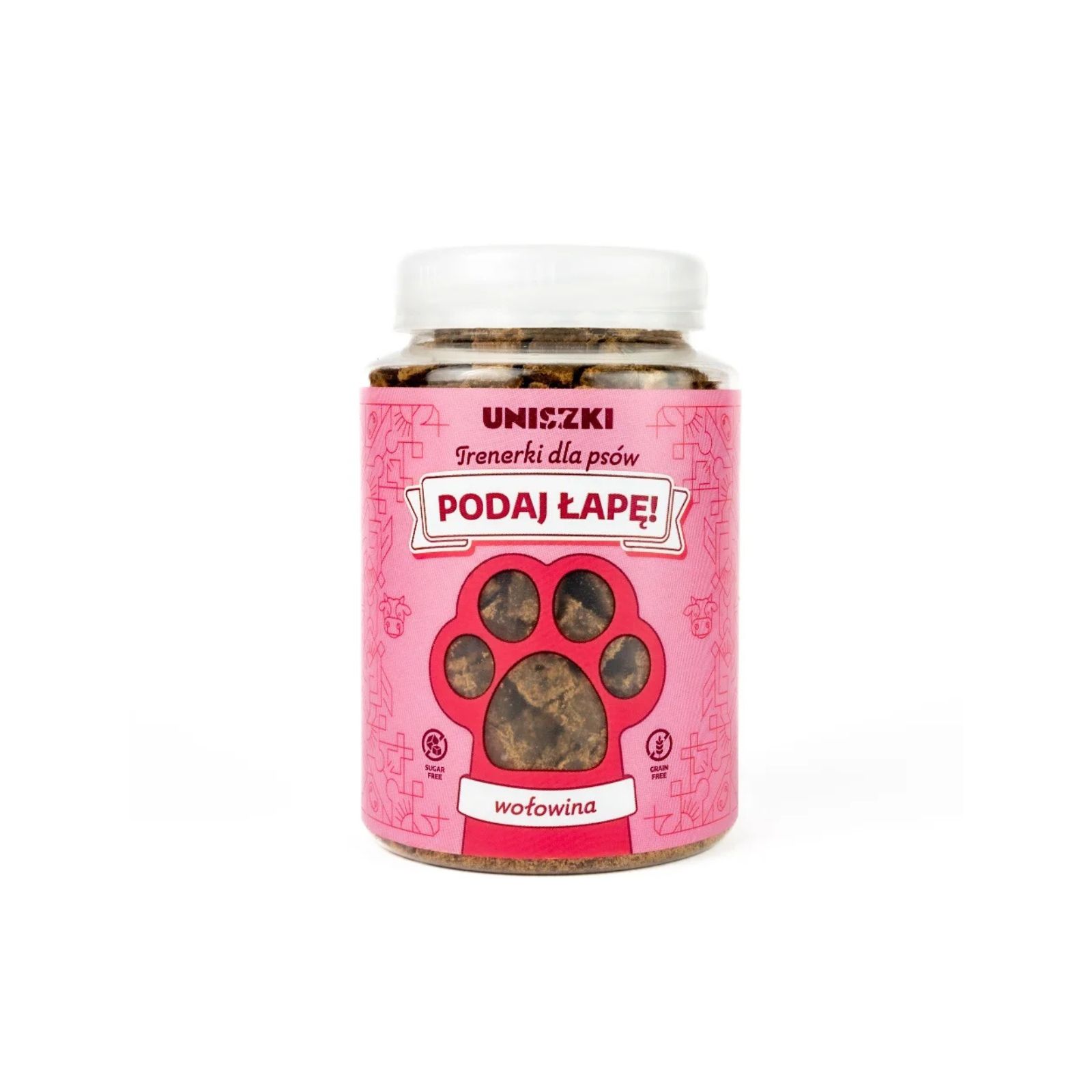 Uniszki Trenerki wołowina przysmak treningowy dla psów 150g