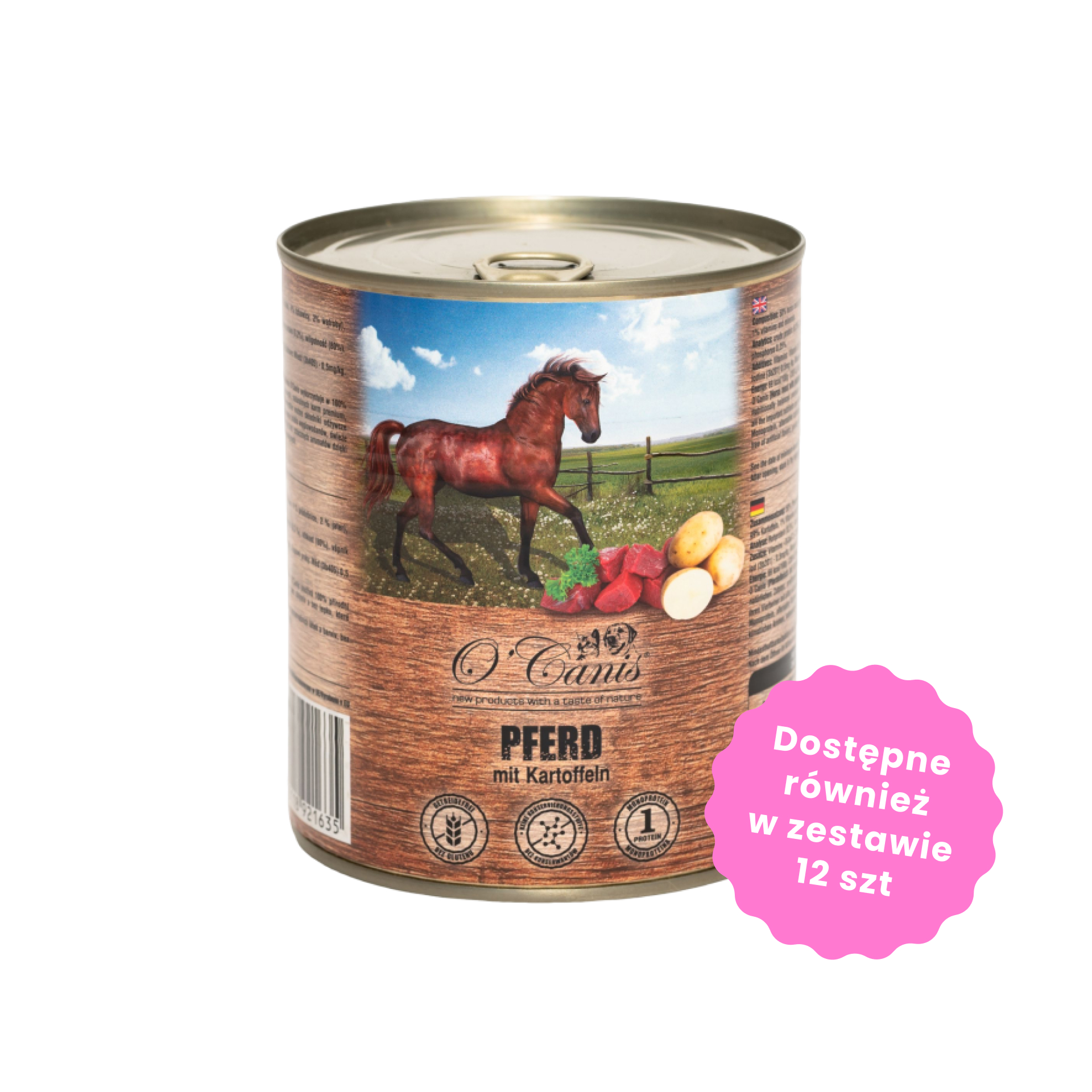 O'Canis konina z ziemniakami - puszka 800g