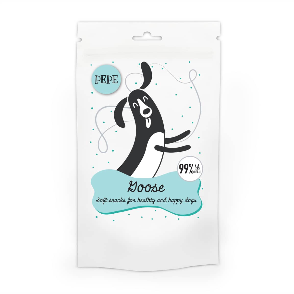 PAKA ZWIERZAKA PEPE mini chunkies Goose (gęś) 80g