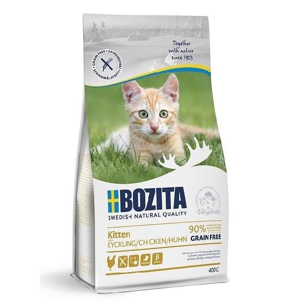 BOZITA Kitten Grain Free Chicken karma dla kociąt 400g