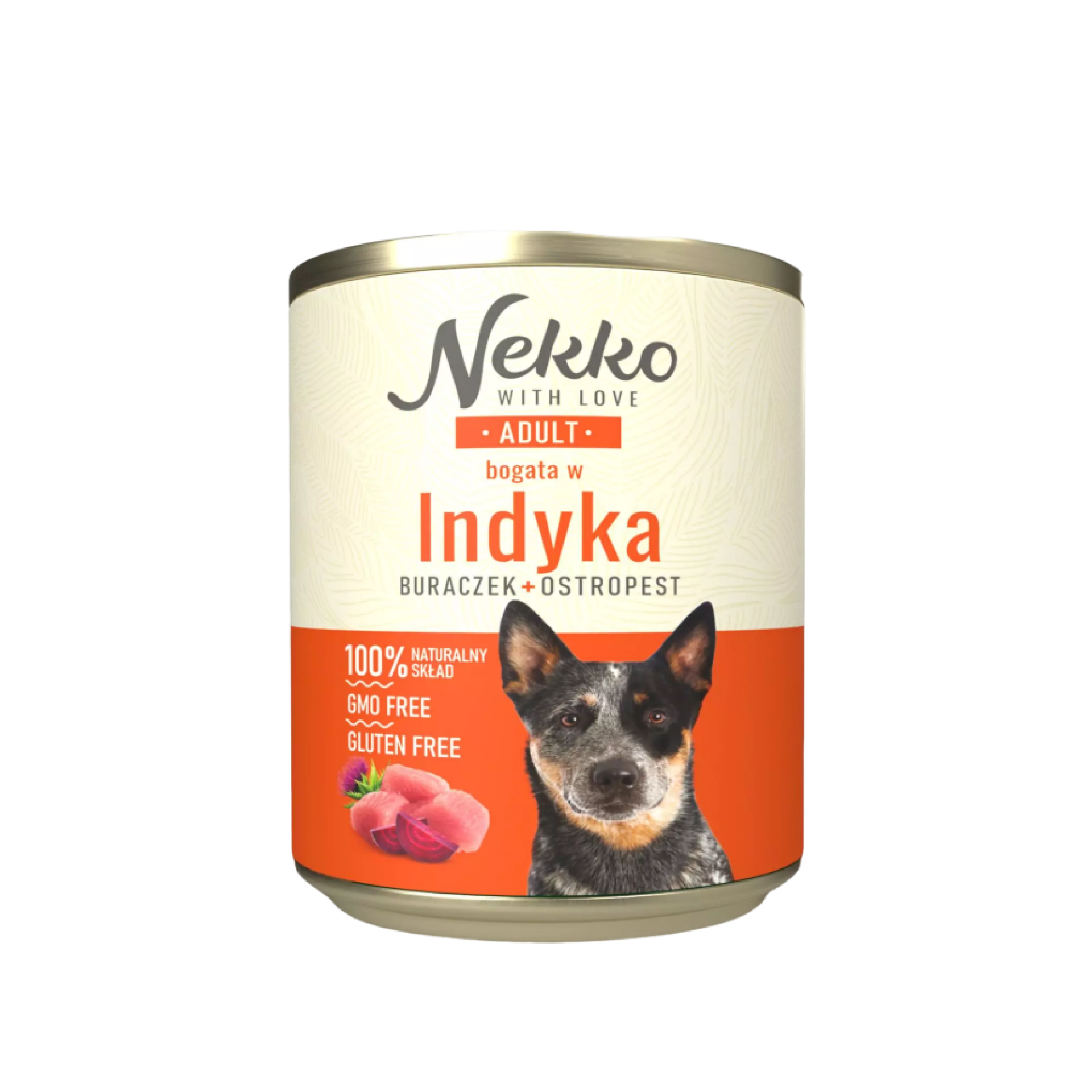 NEKKO Adult Indyk, Burak, Ostropest 800g