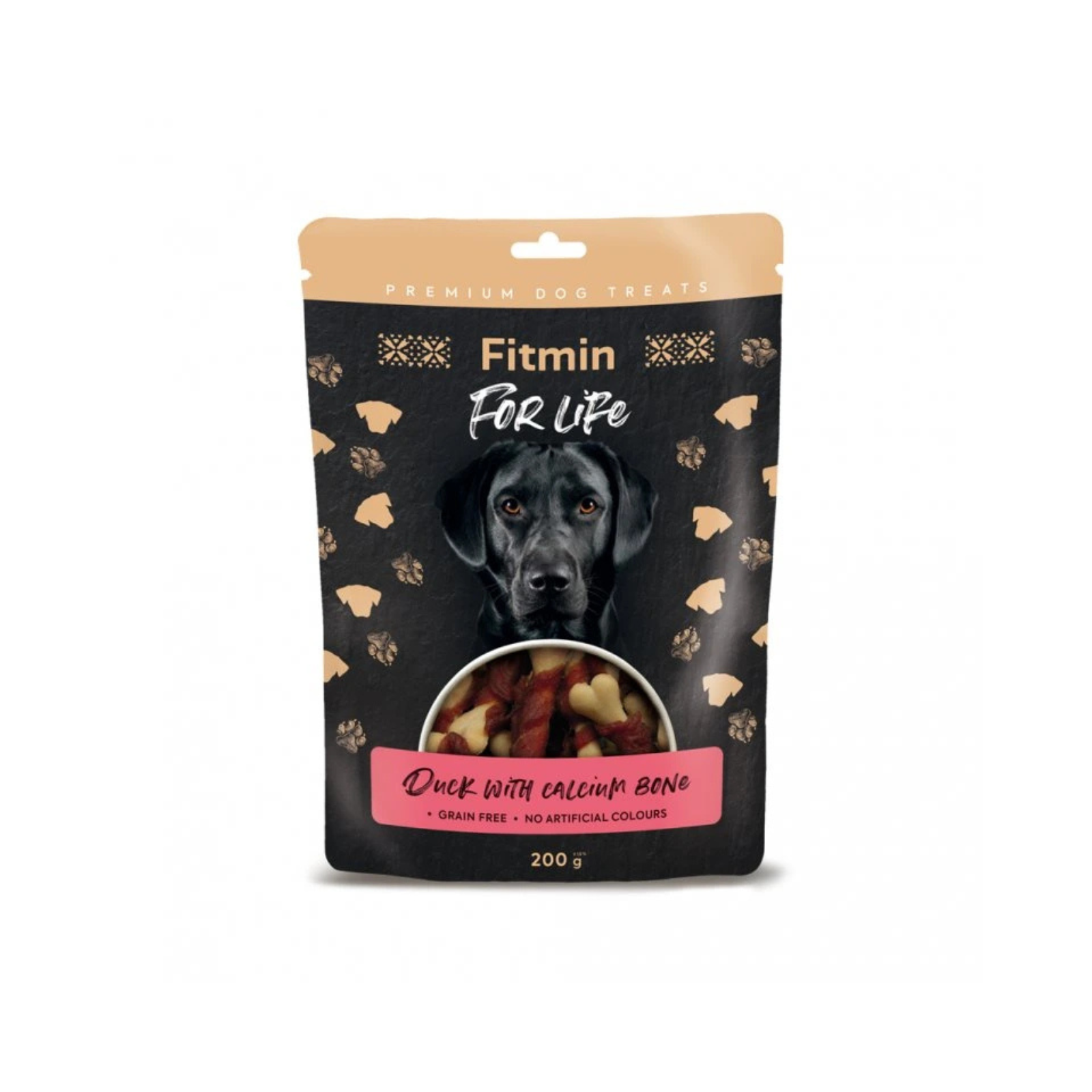Fitmin For Life Kości wapniowe z kaczką przysmak dla psów 200g