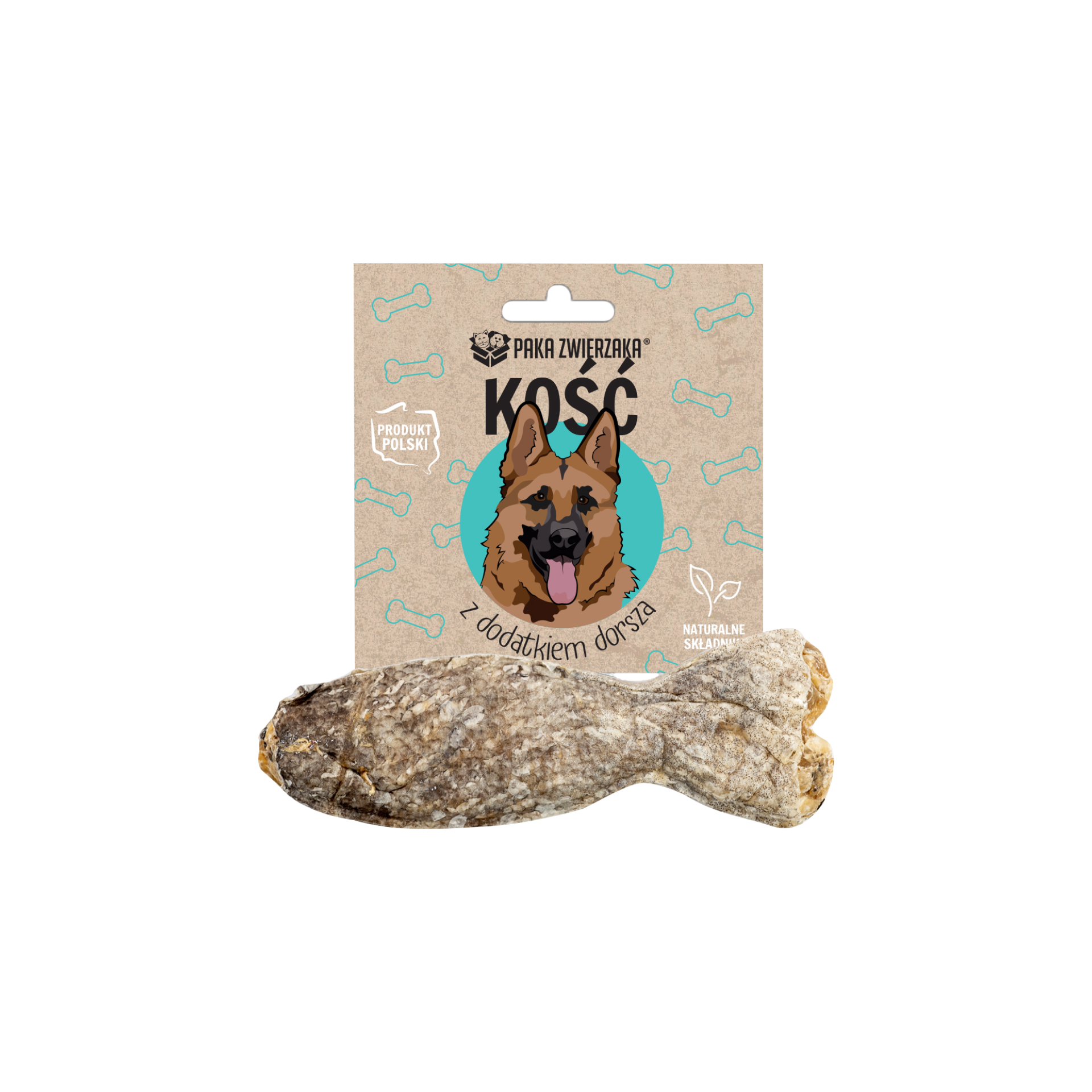 PAKA ZWIERZAKA Kość z dodatkiem dorsza