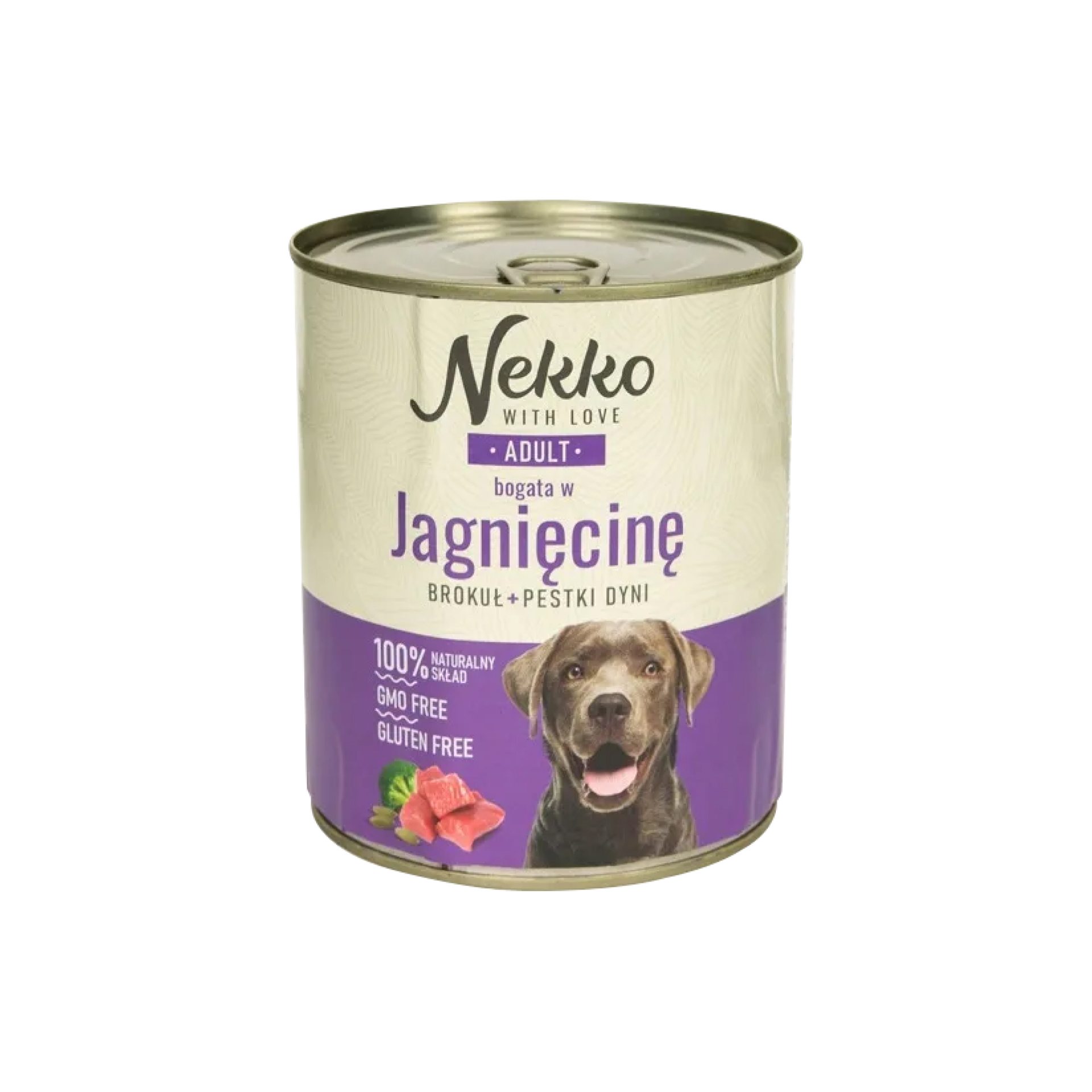  NEKKO Adult Jagnięcina, brokuł, pestki dyni 400g 